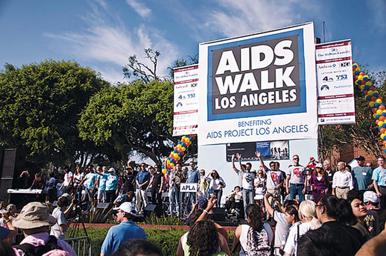 AIDS Group Rips Rival for Taking Walk