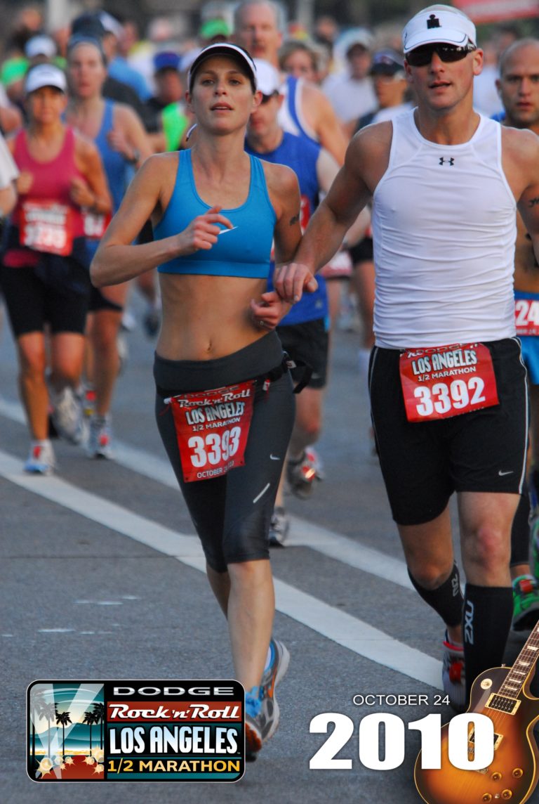 Wife Takes Lead in Race With Iron Man