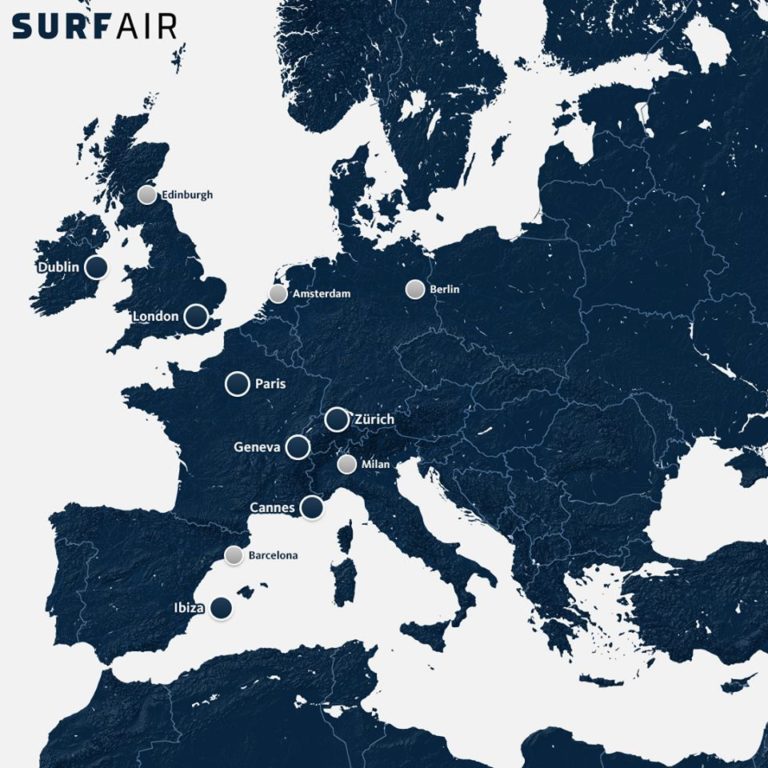 Surf Air Adds Routes in Europe
