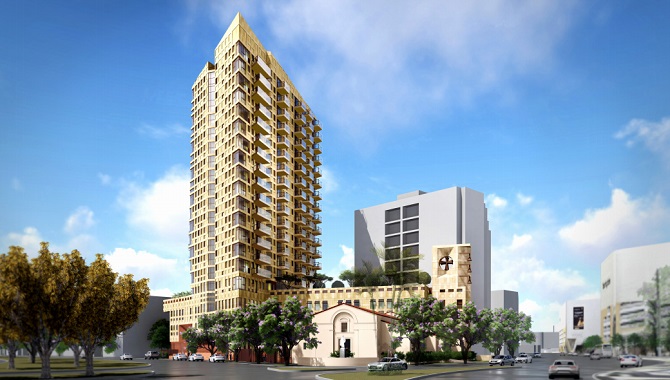 Beverly Grove Catholic Church Planning 19-Story Residential Tower
