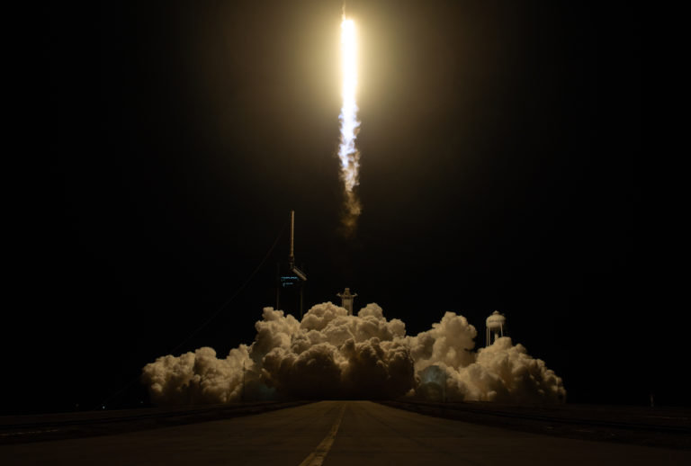 SpaceX Launches Crewed Mission With NASA