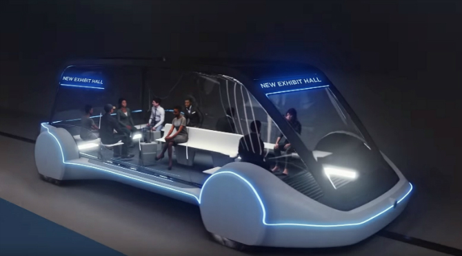Musk’s Boring Co. Chosen for Vegas Convention Center People Mover Project