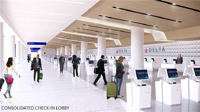Delta Terminal Work Ahead of Schedule at LAX