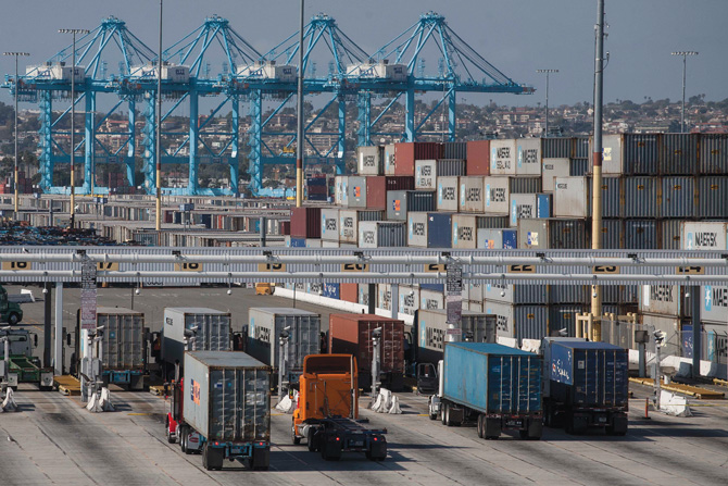 L.A. Ports Set Record