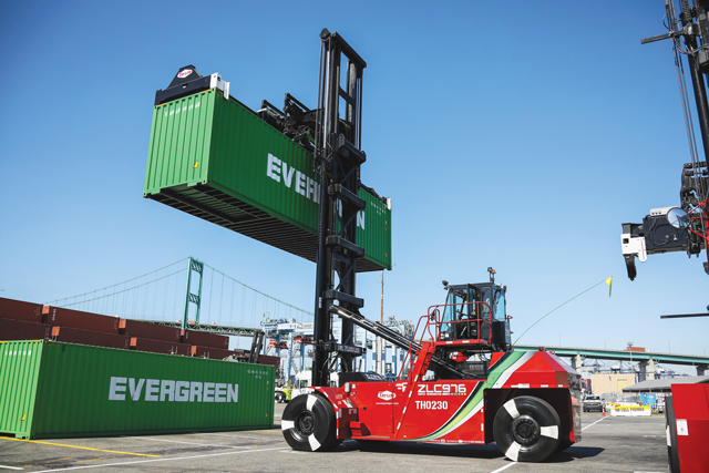 LA Port Rolls Out EV Cargo Stackers