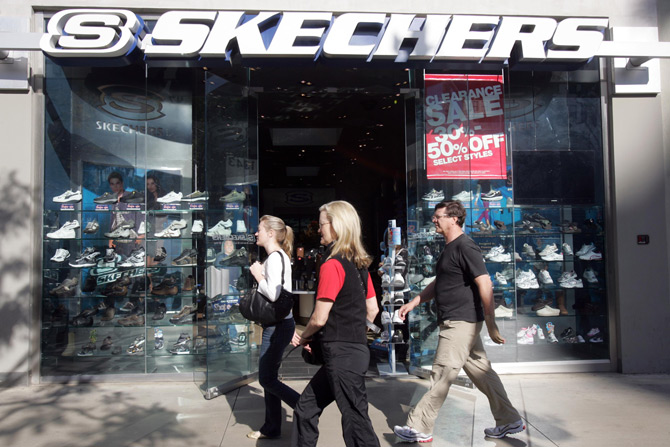 Revenues Give Boost to Skechers