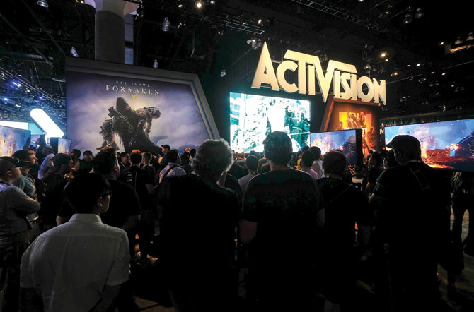 Activision Leads on Market Cap Gain