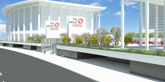L.A. County Approves $40 Million Music Center Plaza Renovation