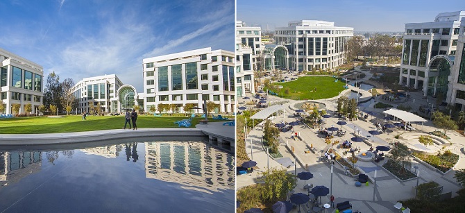 Co-Working Company Spaces Taking Nearly 70K  SF at Water Garden in Santa Monica