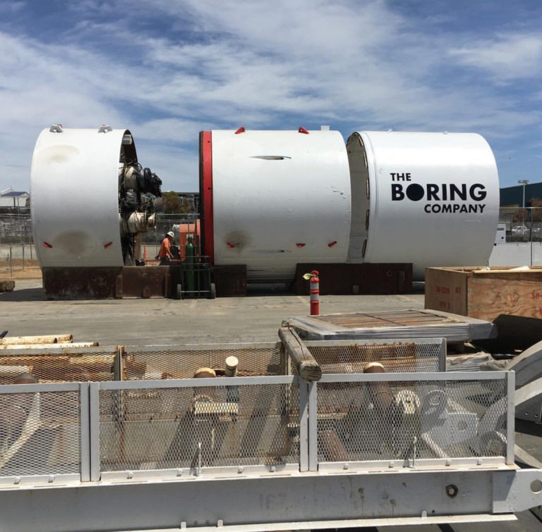 Elon Musk’s Boring Co. Machine Revealed in Picture
