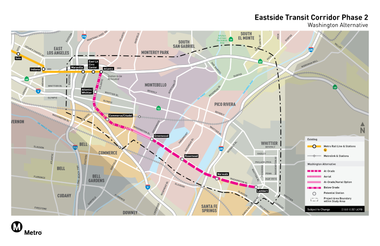 Metro Planning Rail Routes into County’s Southeast Quadrant