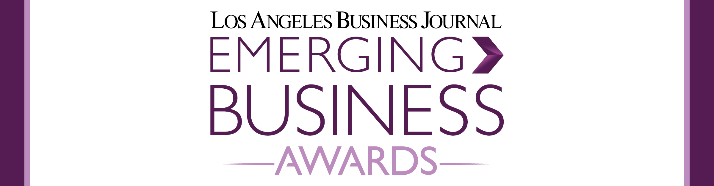 Los Angeles Business Journal NAME OF EVENT Awards Event Banner