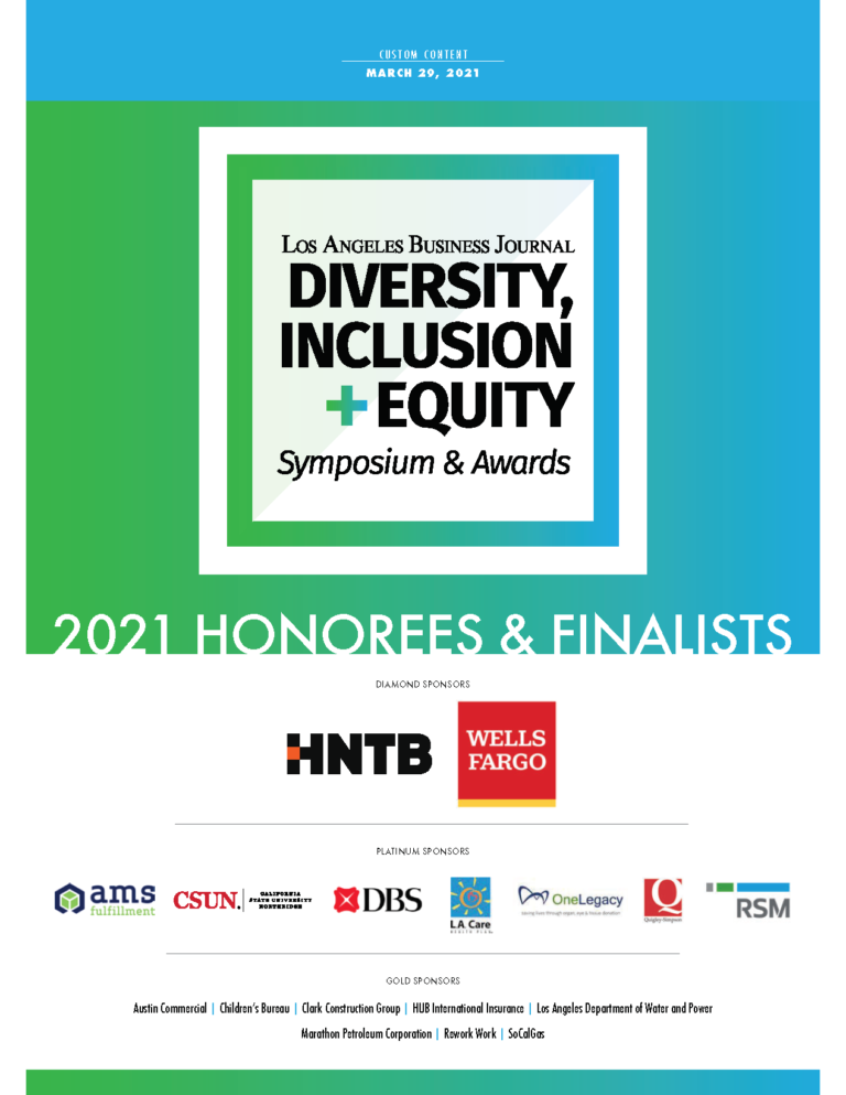 2021 Diversity, Inclusion + Equity Awards Recap