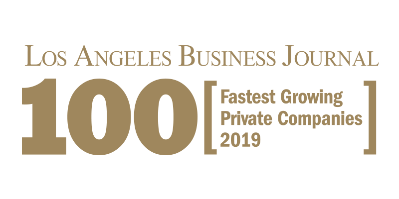 Los Angeles Business Journal 100 Fastest Growing Private Companies Logo