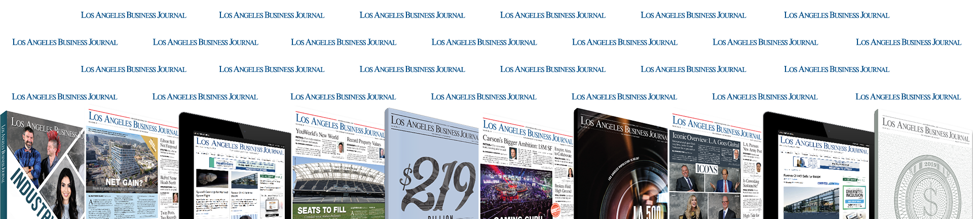 Los Angeles Business Journal Media Wall Banner