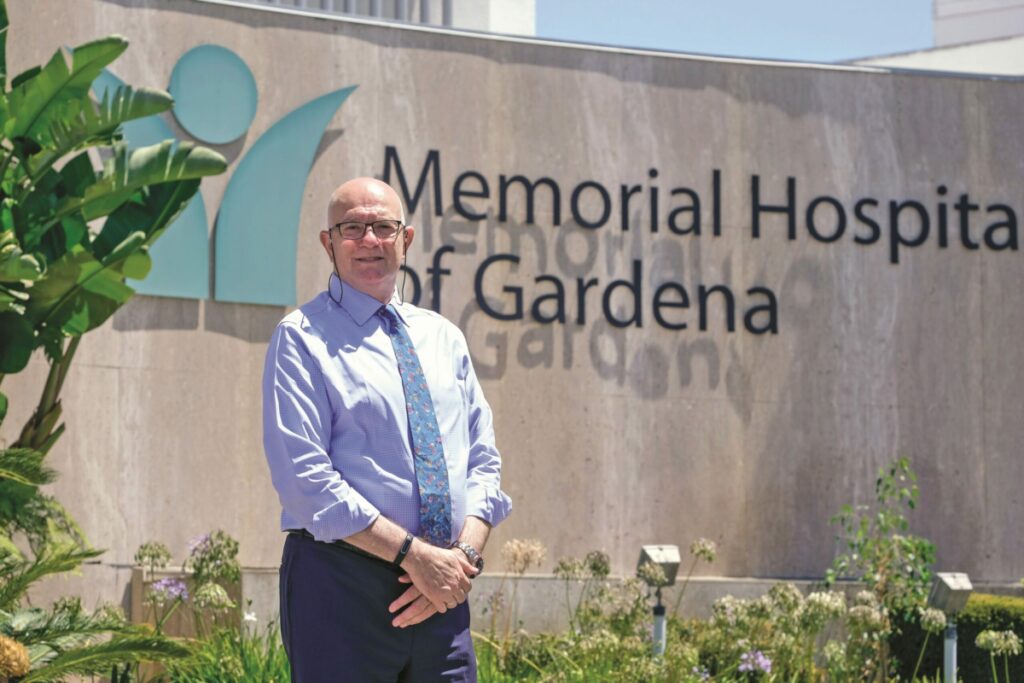 CEO of Pipeline Health, Andrei Soran. Memorial Hospital of Gardena. (Photo by Ringo Chiu)