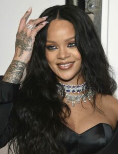 Singer Rihanna attends the 3rd Annual Diamond Ball at Cipriani Wall Street on Thursday, Sept. 14, 2017, in New York. (Photo by Evan Agostini/Invision/AP) ORG XMIT: NYEA122