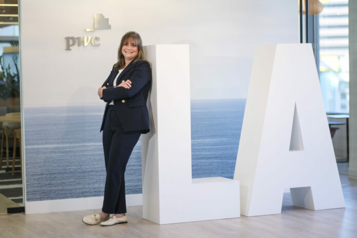 Stefanie Kane, PwC Los Angeles Office Managing Partner in downtown Los Angeles. (Photo by Ringo Chiu)